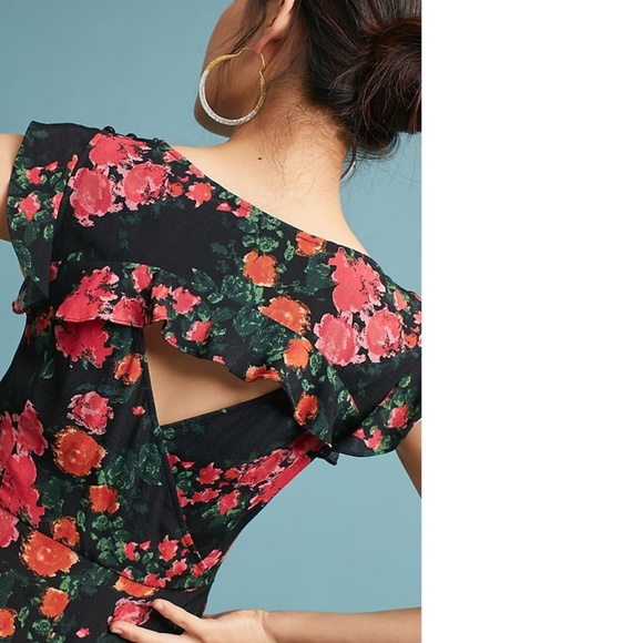 Anthropologie Laurette V-Neck Jumpsuit new XS new with tag - Picture 6 of 11